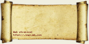 Ivanka Peruničić vizit kartica